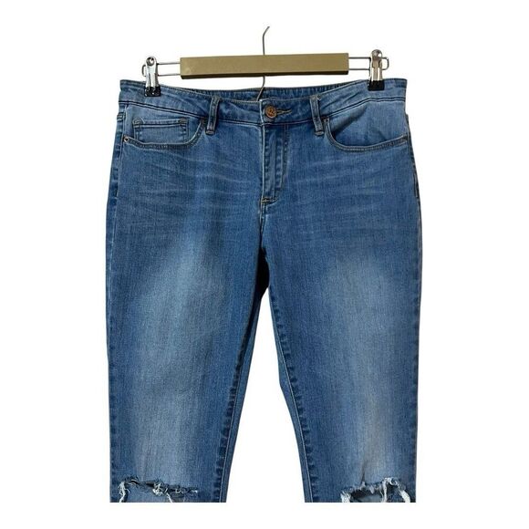 Chip + Pepper Womens Size 30 Distressed Skinny Stretch Jeans - Picture 2 of 5